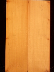 N.17  Violin spruce wedge quarter sawn 1724 (date on beam) € 350,-- 