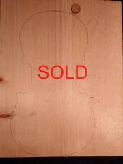 Violintop N.1  1796  (dendrochronologically dated) € 250,-- SOLD