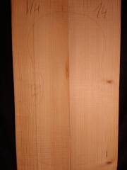 N.14  Violin spruce wedge quarter sawn 1724 (date on beam) € 250,--