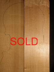 N.11  Violin spruce wedge quarter sawn 1718 (based on erection date of building) € 350,-- SOLD