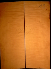 Tonewood archtop 13 back&ribs 2013 AA € 180,--