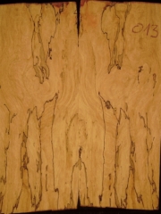 e-guit 013  spalted maple droptop  thickness 8mms €40,--