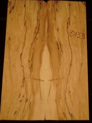 e-guit 013b  spalted maple droptop thickness 8mms € 35,--