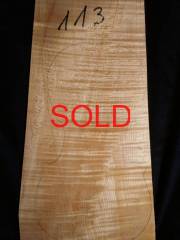 Tonewood - violin - 113 - back - 2002 - SOLD