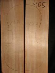 Tonewood - violintop split - 405  2007 € 50,-- SOLD