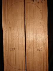 Tonewood - violintop -split  405E  2007 € 60,-- SOLD